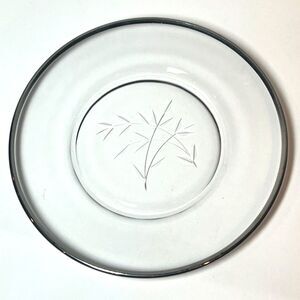 Etched Glass Luncheon Plate Replacement Fostoria Bridal Belle Style #6072 Clear